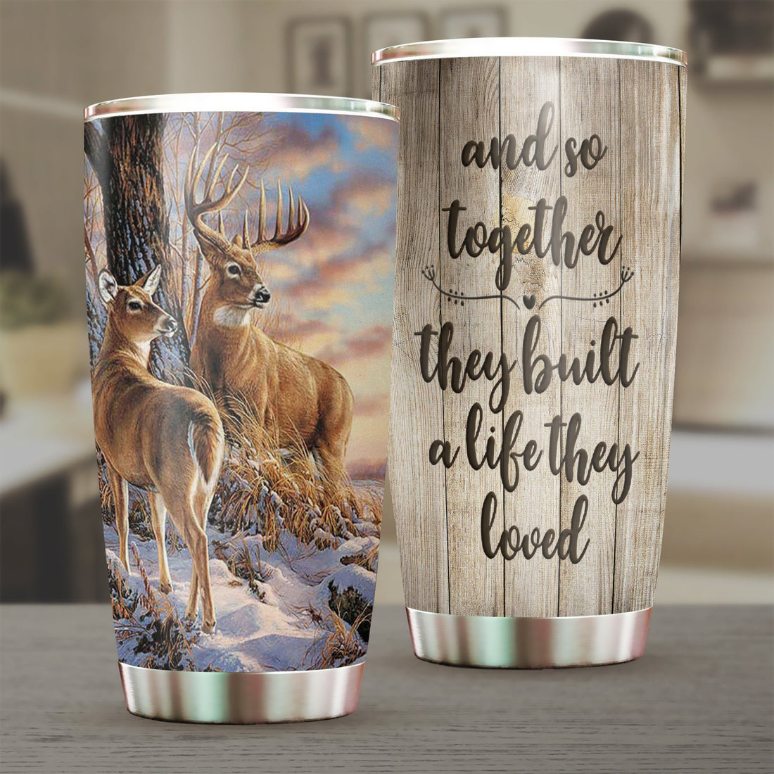 Deer Tumbler, Gift for Deer Lovers, Hunting Lovers - TB1006