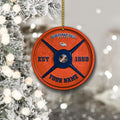 Denver Broncos Fitness Circle Aluminium Custom Ornament 2 Side Trending New Arrivals H52884 ETUG311023