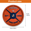 Denver Broncos Fitness Circle Aluminium Custom Ornament 2 Side Trending New Arrivals H52884 ETUG311023