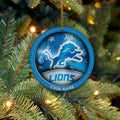 Detroit Lions Circle Aluminium Custom Ornament 2 Side Trending New Arrivals H52912 ETUG311023