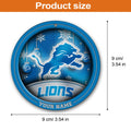 Detroit Lions Circle Aluminium Custom Ornament 2 Side Trending New Arrivals H52912 ETUG311023