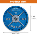 Detroit Lions Fitness Circle Aluminium Custom Ornament 2 Side Trending New Arrivals H52884 ETUG311023