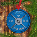 Detroit Lions Fitness Circle Aluminium Custom Ornament 2 Side Trending New Arrivals H52884 ETUG311023