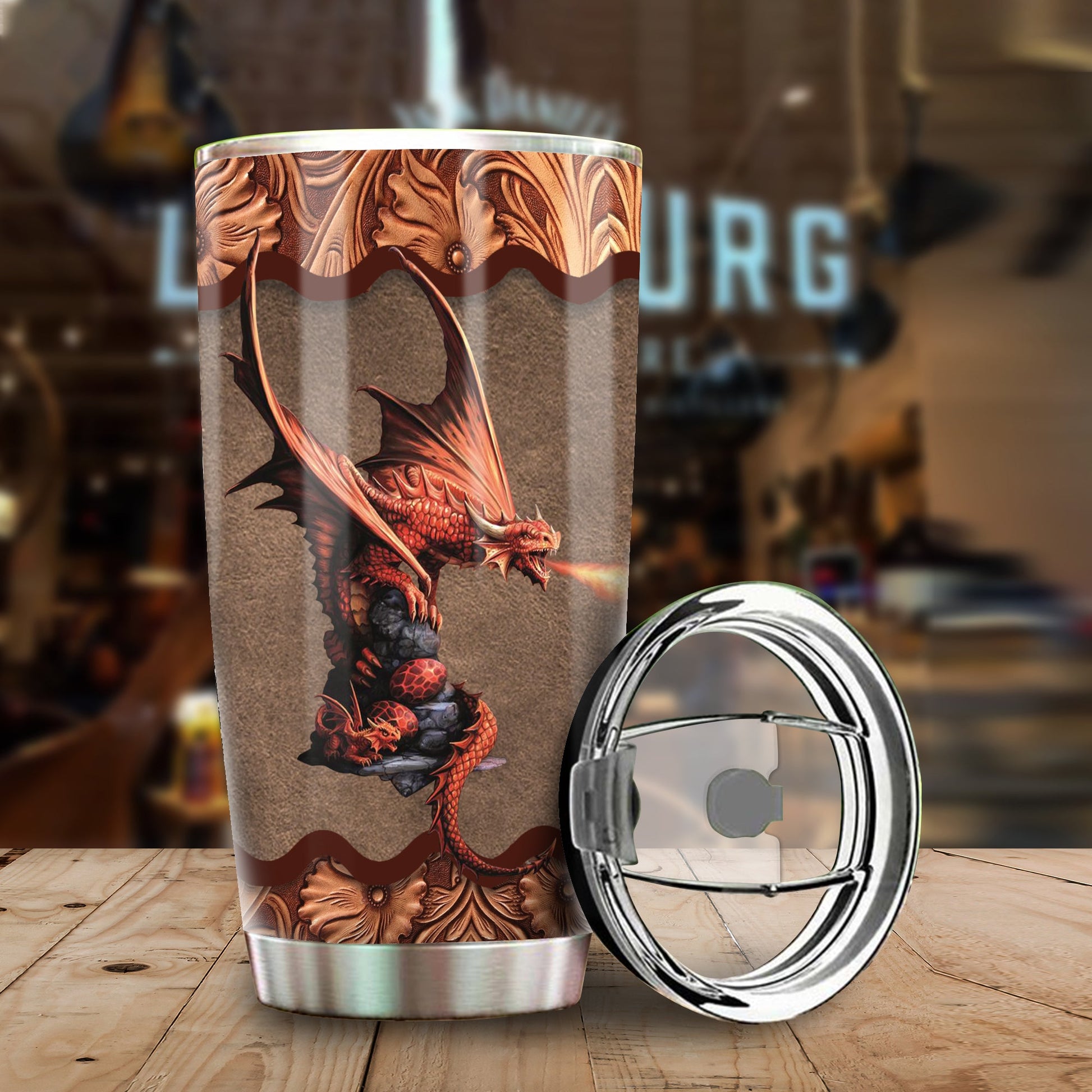 Dragon Tumbler, Gift for Dragon Lovers - TB007PA06