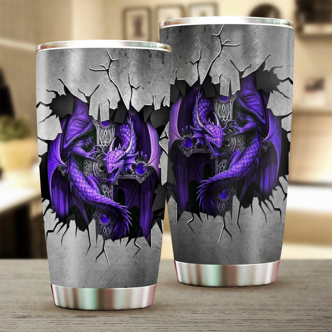 Dragon Tumbler, Gift for Dragon Lovers 