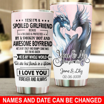 Personalized Dragon Tumbler, Personalized Gift for Dragon Lovers - TB121PS