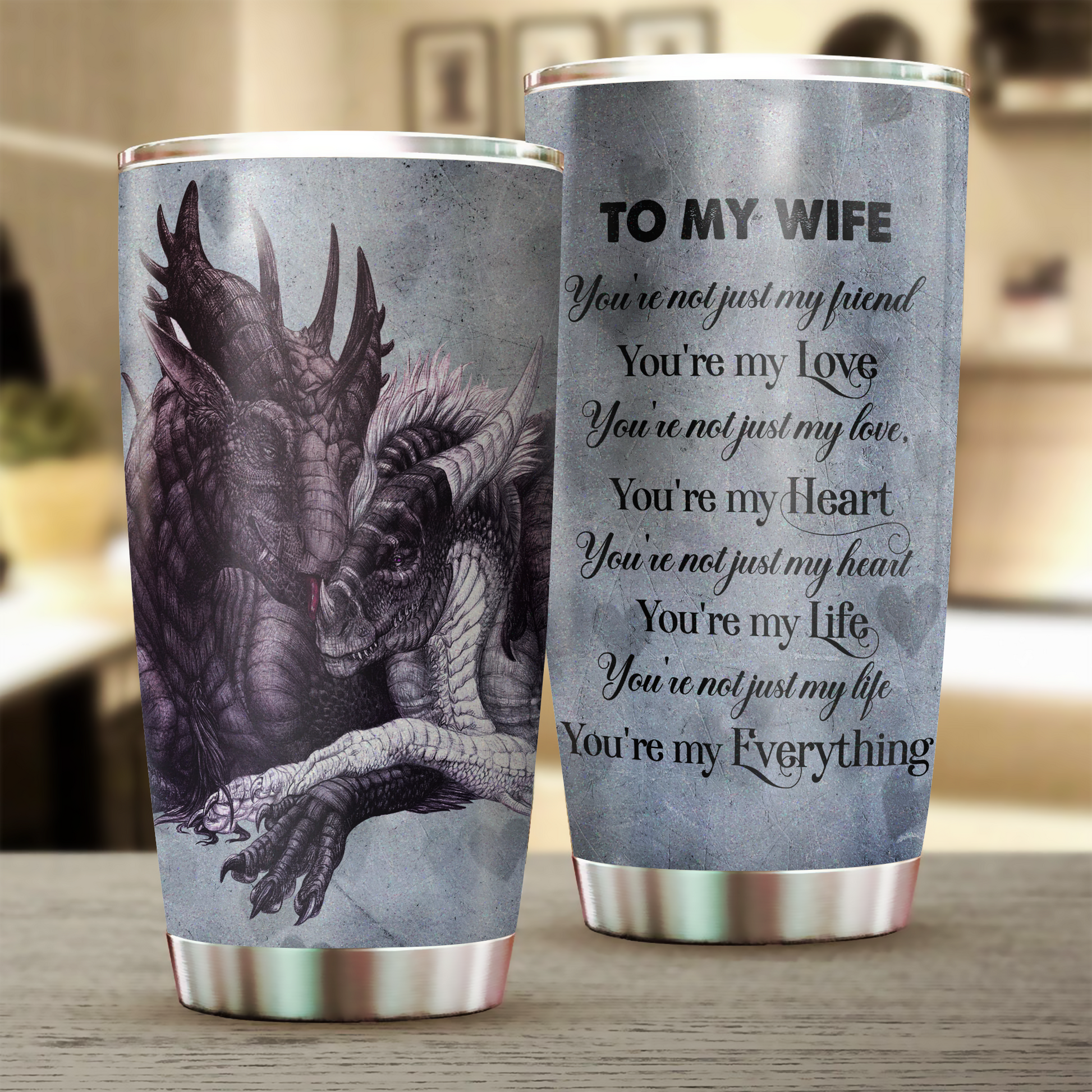 Dragon Tumbler, Gift for Dragon Lovers - TB009PA06 