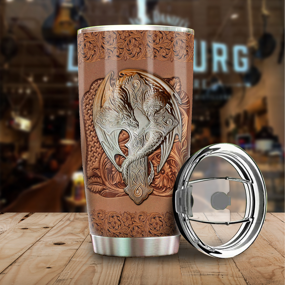 Dragon Tumbler, Gift for Dragon Lovers 20 OZ Car Mug