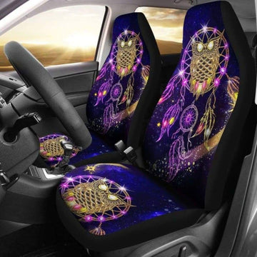 Dream Catcher Owl Car Seat Covers Car Decoration