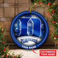 Duke Blue Devils Circle Aluminium Custom Ornament 2 Side Trending New Arrivals H52912 ETUG311023