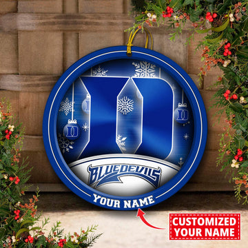 Duke Blue Devils Circle Aluminium Custom Ornament 2 Side Trending New Arrivals H52912 ETUG311023
