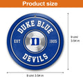 Duke Blue Devils Fitness Circle Aluminium Ornament 2 Side Trending New Arrivals H52883 ETUG311023