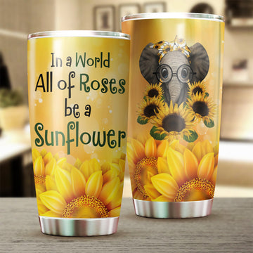 Elephant Tumbler, Gift for Elephant Lovers - TB054PA 