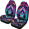 Ethnic Aztec Trippy Print Universal Fit Car Seat Covers GearFrost