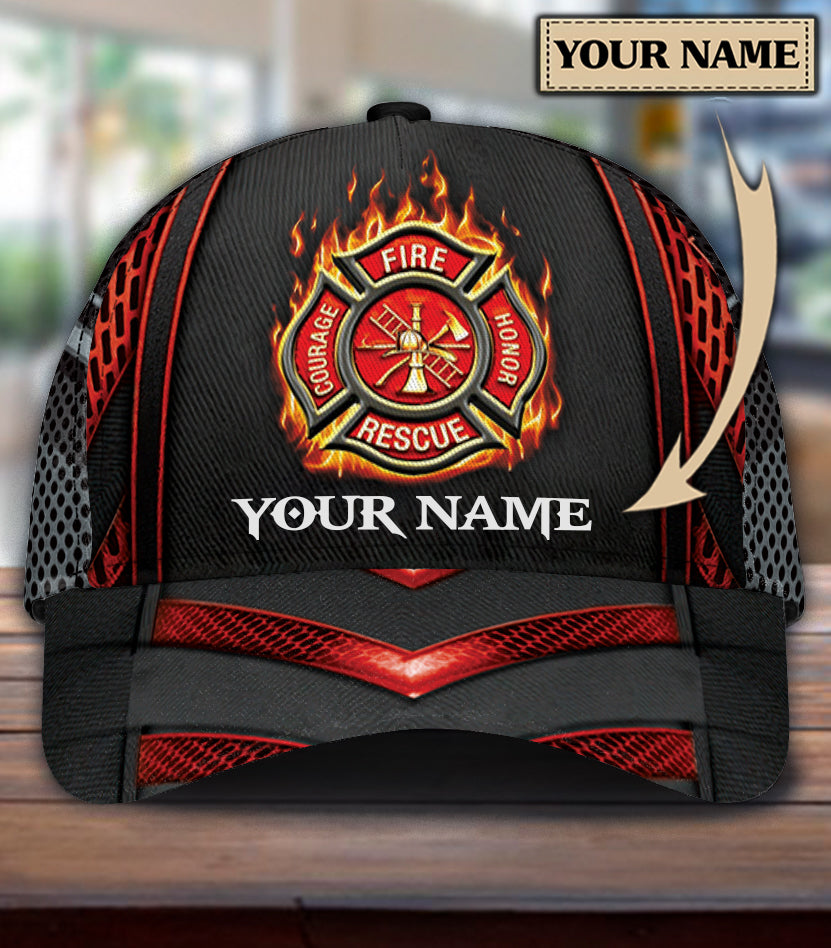 Personalized Firefighter Classic Cap, Personalized Gift for Firefighters - CP2446PS - BMGifts