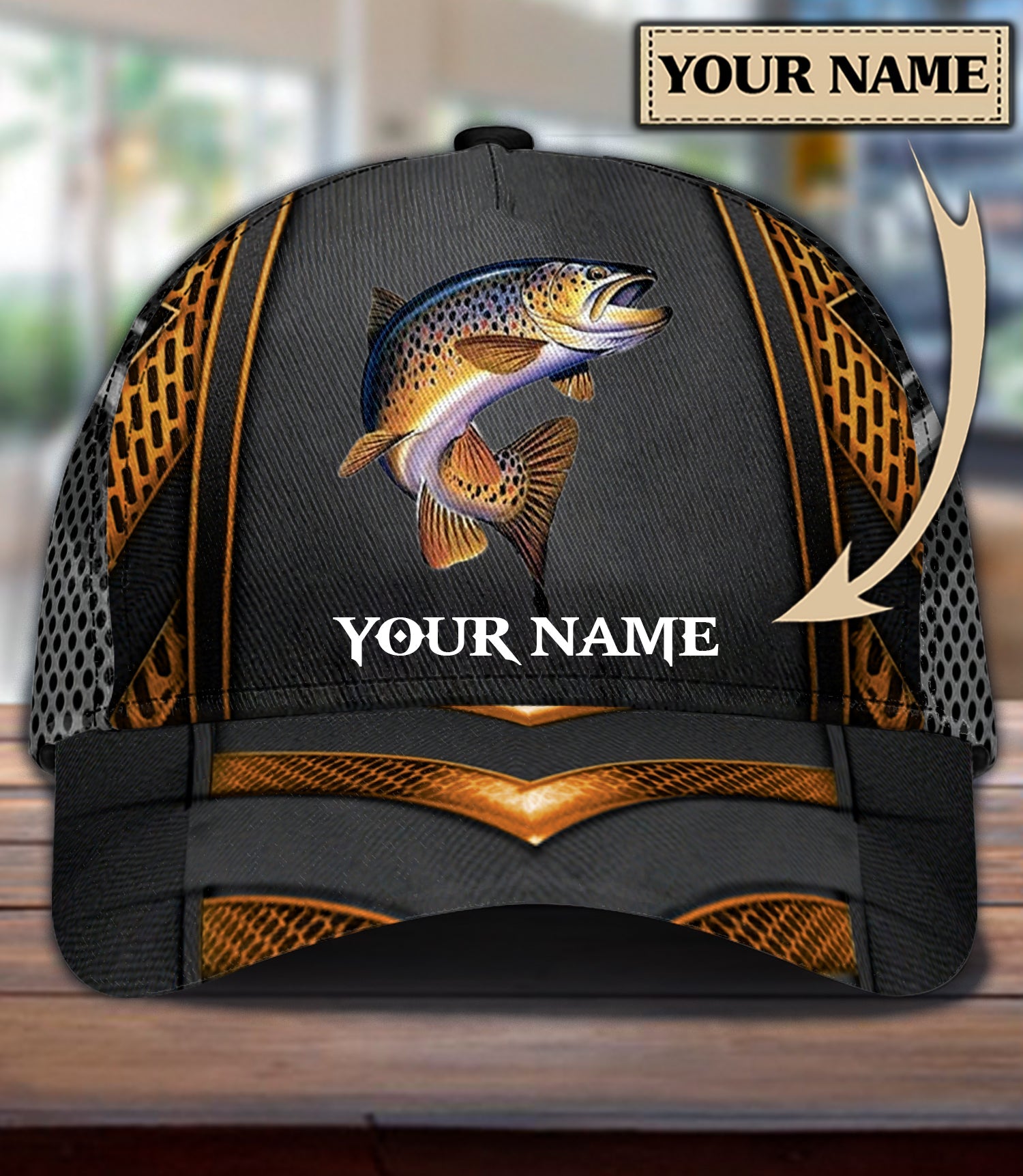 Personalized Fishing Classic Cap, Personalized Gift for Fishing Lovers - CP238PS06 - BMGifts