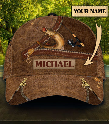 Personalized Fishing Classic Cap, Personalized Gift for Fishing Lovers - CP001CT - BMGifts