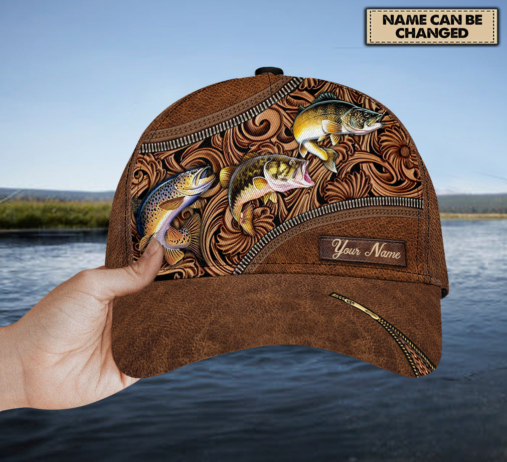 Personalized Fishing Classic Cap, Personalized Gift for Fishing Lovers - CP414PS06 - BMGifts