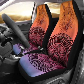 Floral Horse Car Seat Covers  Car Decoration Universal Fit