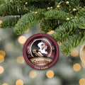 Florida State Seminoles Circle Aluminium Custom Ornament 2 Side Trending New Arrivals H52912 ETUG311023