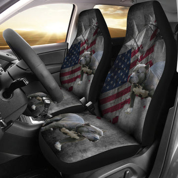 American Pitbull Universal Fit Car Seat Covers, Dog Lovers On Carseat Covers