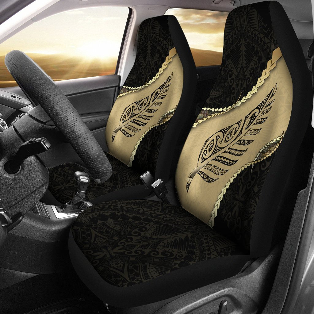 Paua Shell, Maorilver Fern Car Seat Covers