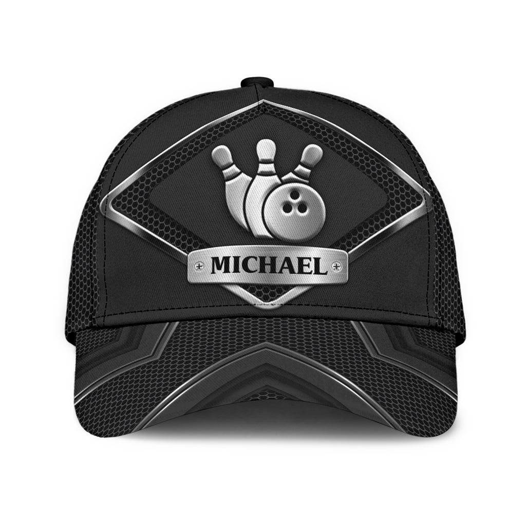 Personalized Bowling Classic Cap, Personalized Gift for Bowling Lovers, Bowling Players - CP107CT - BMGifts