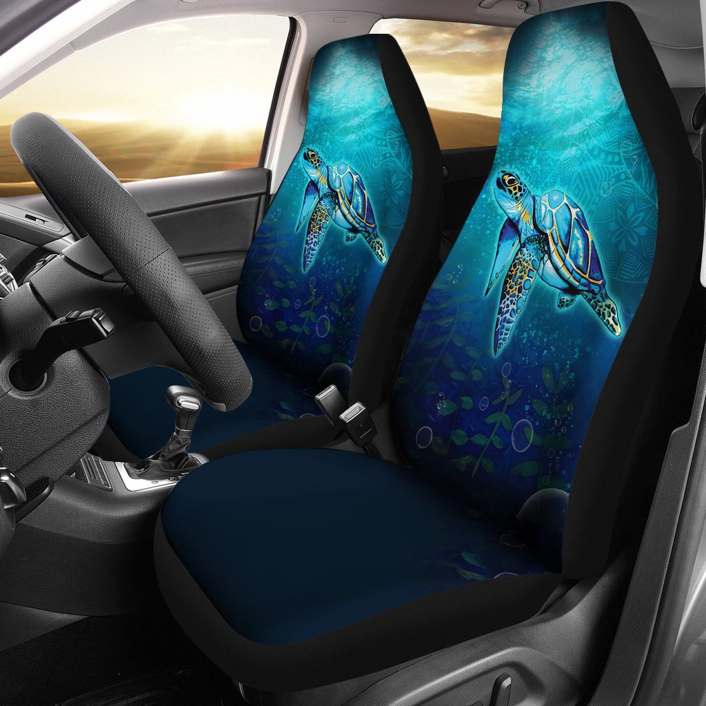 Hawaii Car Seat Covers Turtle Under Sea