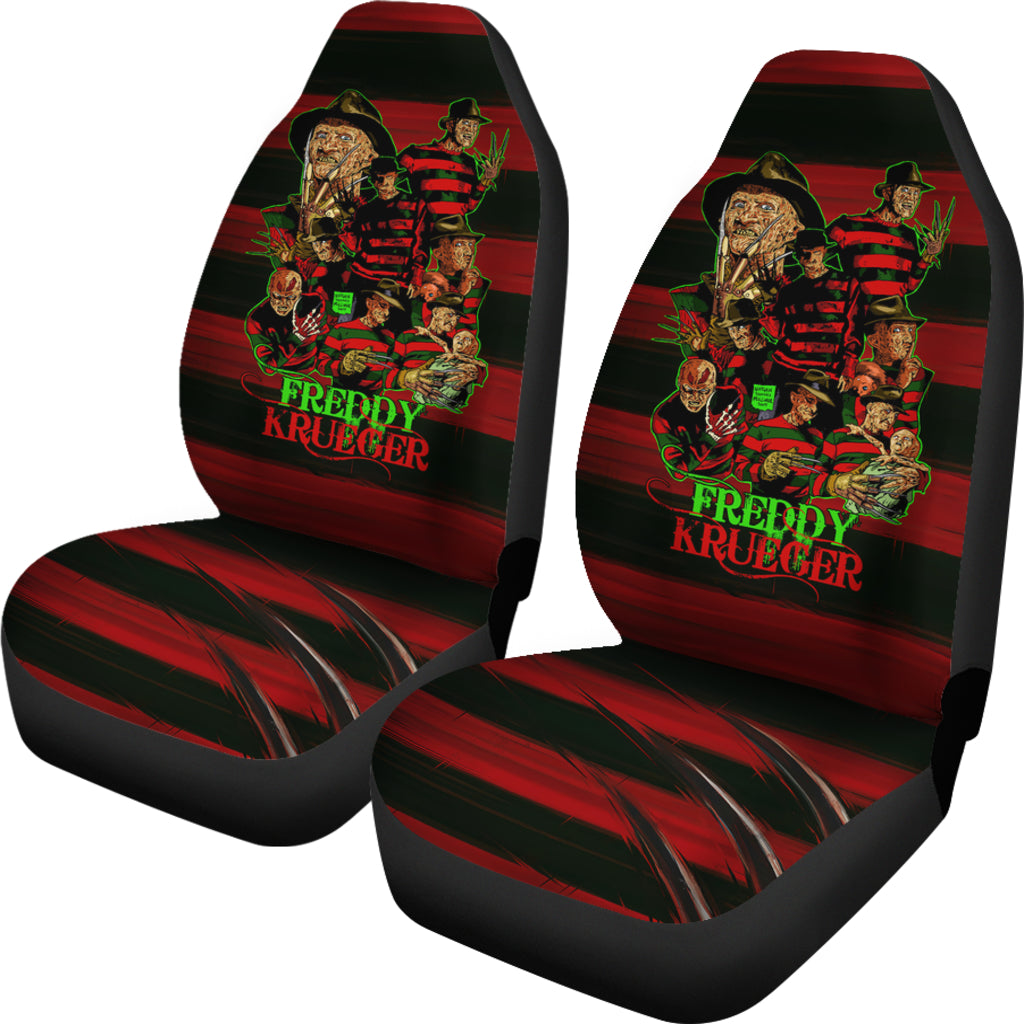 Freddy Krueger On Elm Street Horror Film Seat Covers Halloween Car Accessories Ci0823