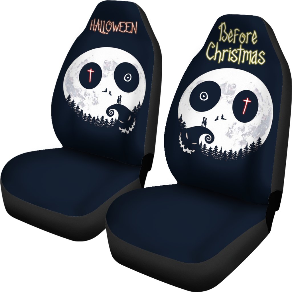 Halloween Car Seat Covers Halloween Before Christmas Jack Skellington Moon Head Seat Covers