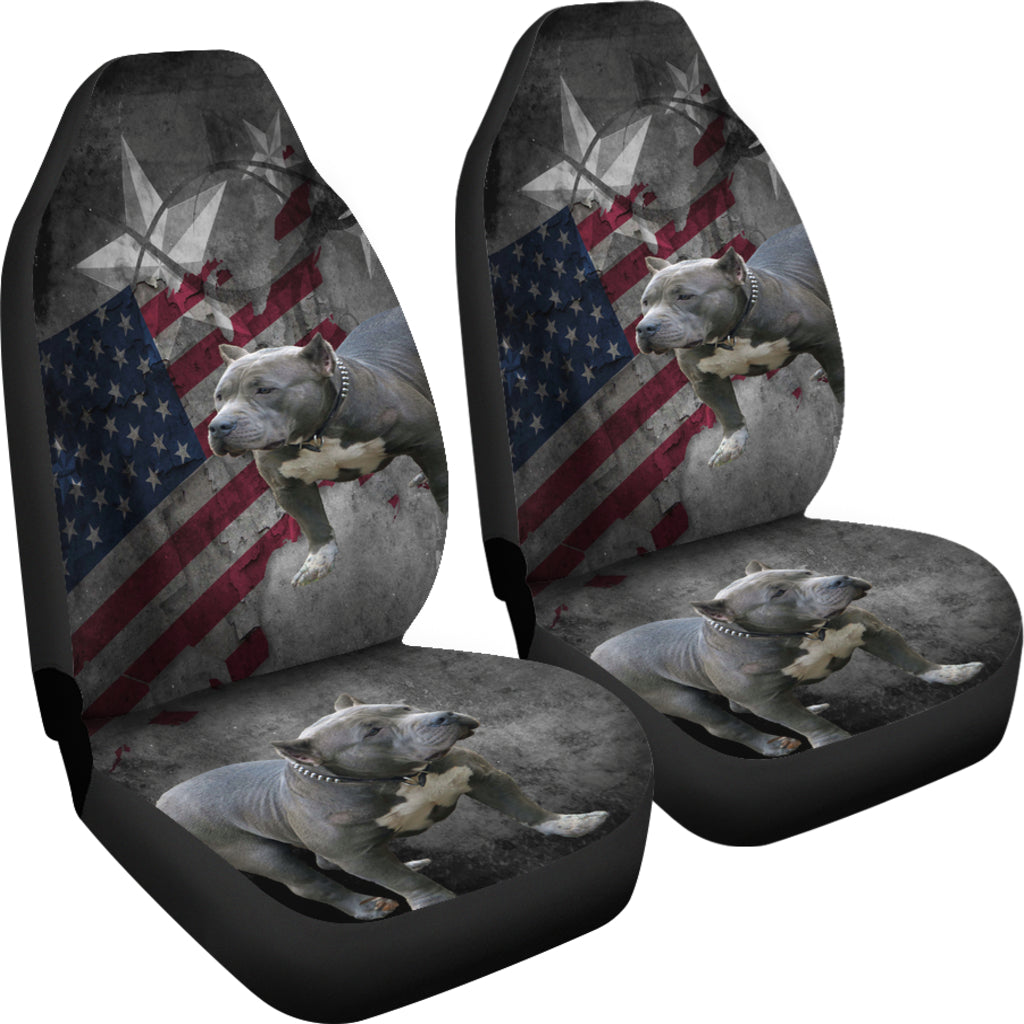 American Pitbull Universal Fit Car Seat Covers, Dog Lovers On Carseat Covers