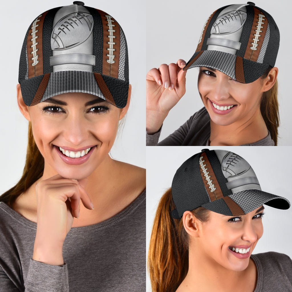 Personalized Football Classic Cap - CP164CT - BMGifts