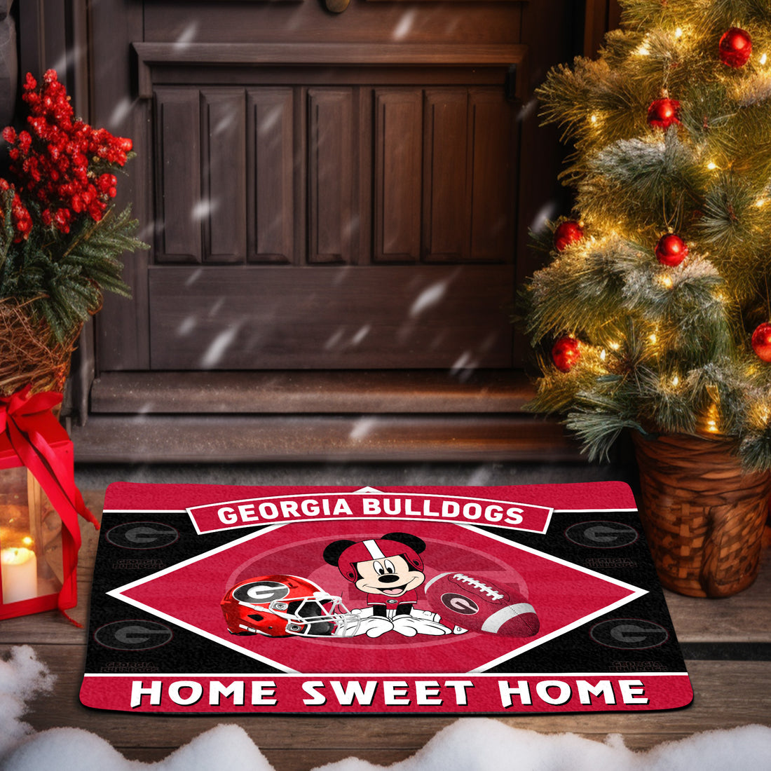 Georgia Bulldogs Doormat, Sport Team And MK Doormat, FootBall Fan Gifts