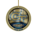Georgia Tech Yellow Jackets Circle Aluminium Custom Ornament 2 Side Trending New Arrivals H52912 ETUG311023