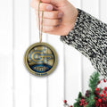 Georgia Tech Yellow Jackets Circle Aluminium Custom Ornament 2 Side Trending New Arrivals H52912 ETUG311023