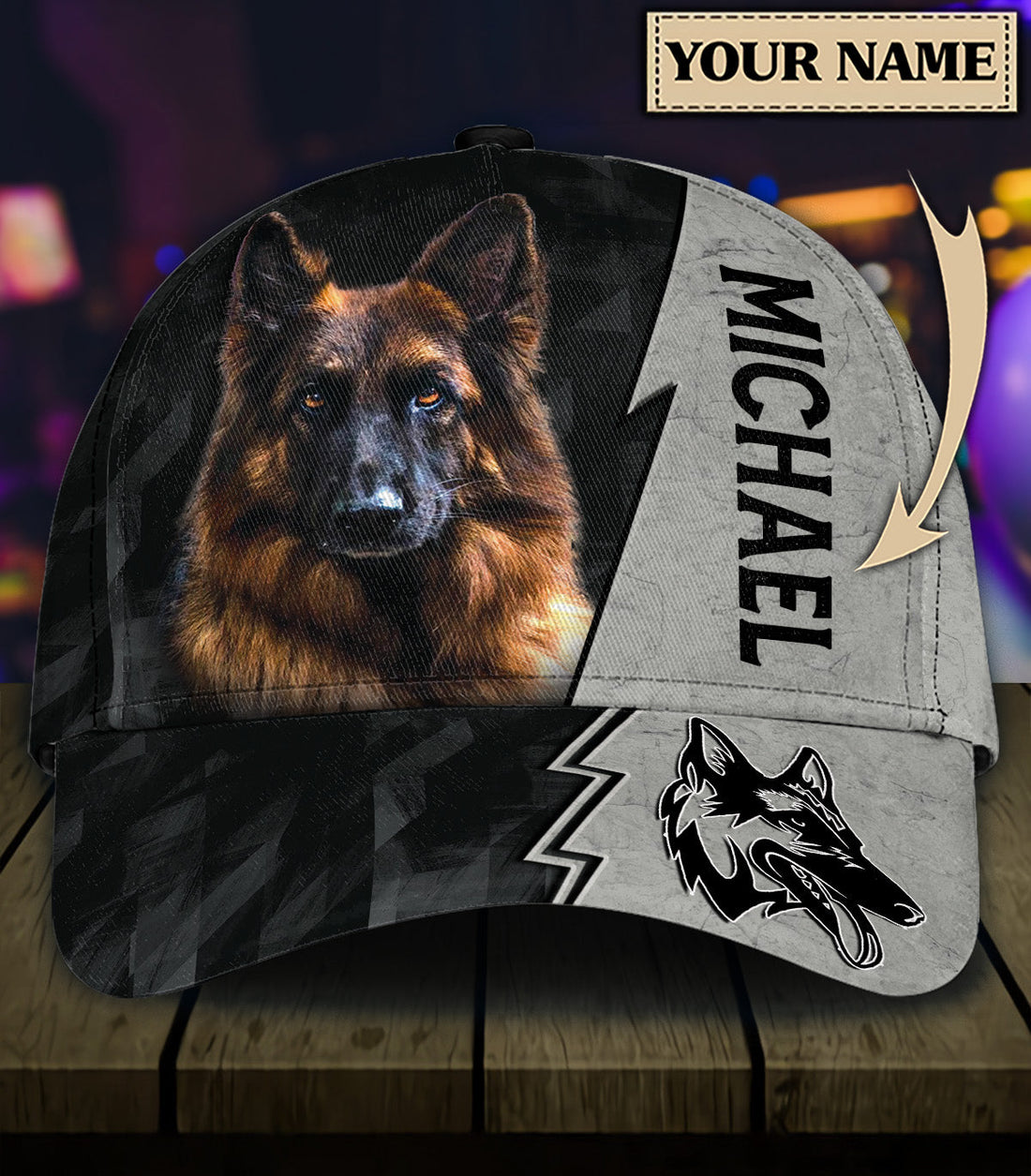 Personalized Germanshepherd Classic Cap, Personalized Gift for German Shepherd Lovers - CP986PS - BMGifts