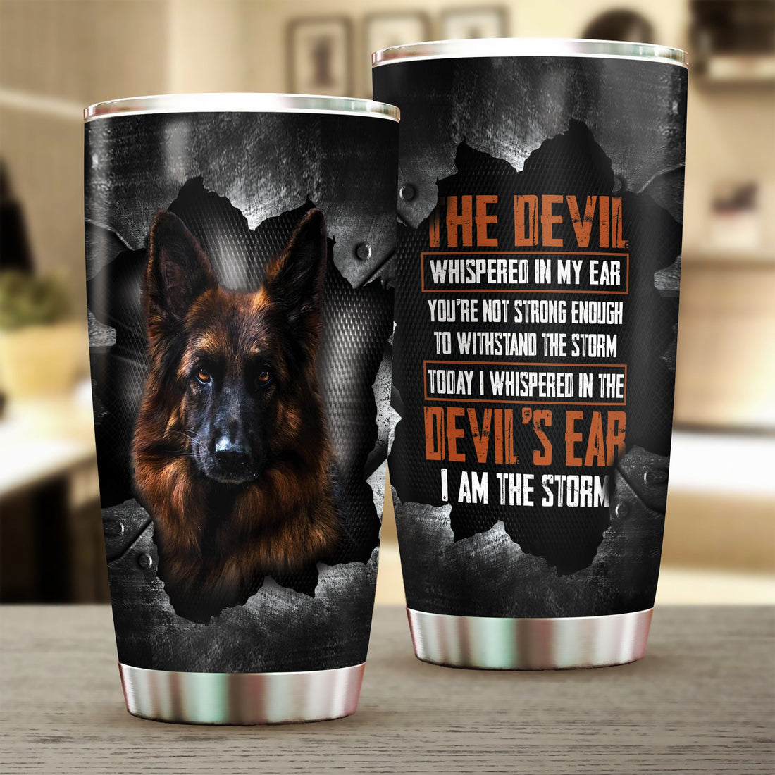 Germanshepherd Tumbler, Gift for German Shepherd Lovers 20 OZ Car Mug