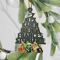 Green Bay Packers 2 Layered Piece Wooden Ornament Custom Your Name And Choose Your Number Of Names, Sport Home Decor, Ornament For Sport Lovers ETRG-52190