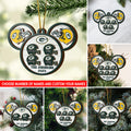 Green Bay Packers 3 Layered Piece Wooden Ornament Custom Your Family Name And Choose Your Number Of Names, Sport Decorations, Ornament For Sport Lover ETRG-52267