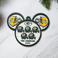 Green Bay Packers 3 Layered Piece Wooden Ornament Custom Your Family Name And Choose Your Number Of Names, Sport Decorations, Ornament For Sport Lover ETRG-52267