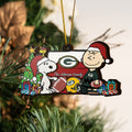 Green Bay Packers 3 Layered Piece Wooden Ornament Custom Your Family Name, SN And Charlie Brown Ornament, Gift For Sport Lovers, Sport Hanging Decorations EHIVM-52349