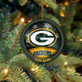 Green Bay Packers Circle Aluminium Custom Ornament 2 Side Trending New Arrivals H52912 ETUG311023