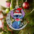 Green Bay Packers Wooden Ornament Personalized Your Name , Football Team And St With Moon Ornament, Fan Gifts, Sport Home Decorations ETHY-52639