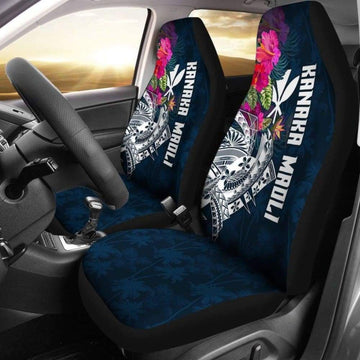 Hawaii Car Seat Covers - Polynesian Hibiscus With Summer Vibes - Car Decoration