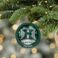 Hawaii Rainbow Warriors Circle Aluminium Custom Ornament 2 Side Trending New Arrivals H52912 ETUG311023