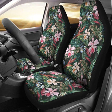 Hawaii Tropical Hibiscus Car Seat Covers Car Decoration