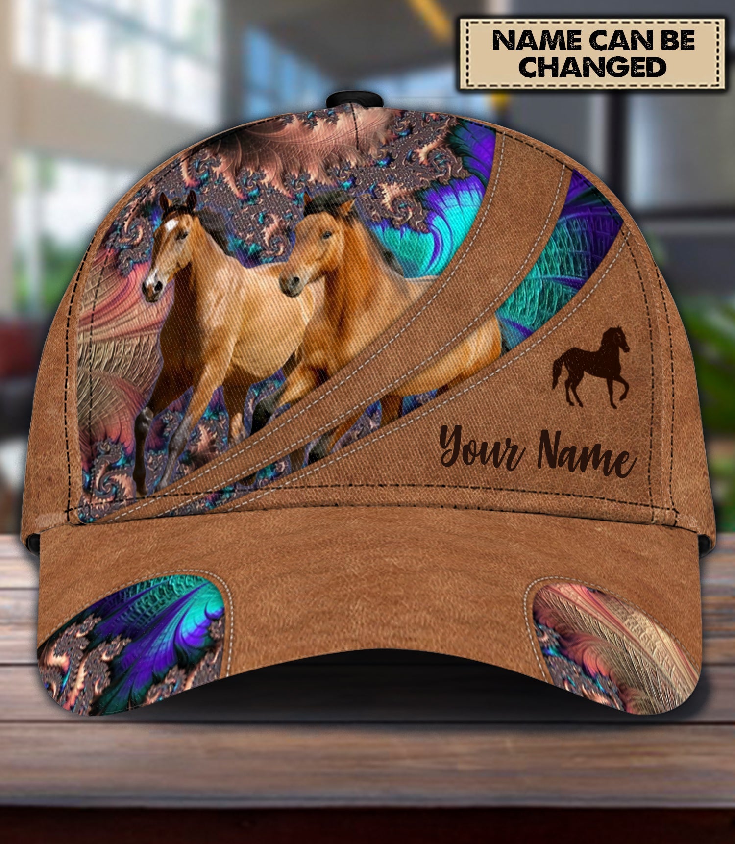 Personalized Horse Classic Cap, Personalized Gift for Horse Lovers - CP954PS06 - BMGifts