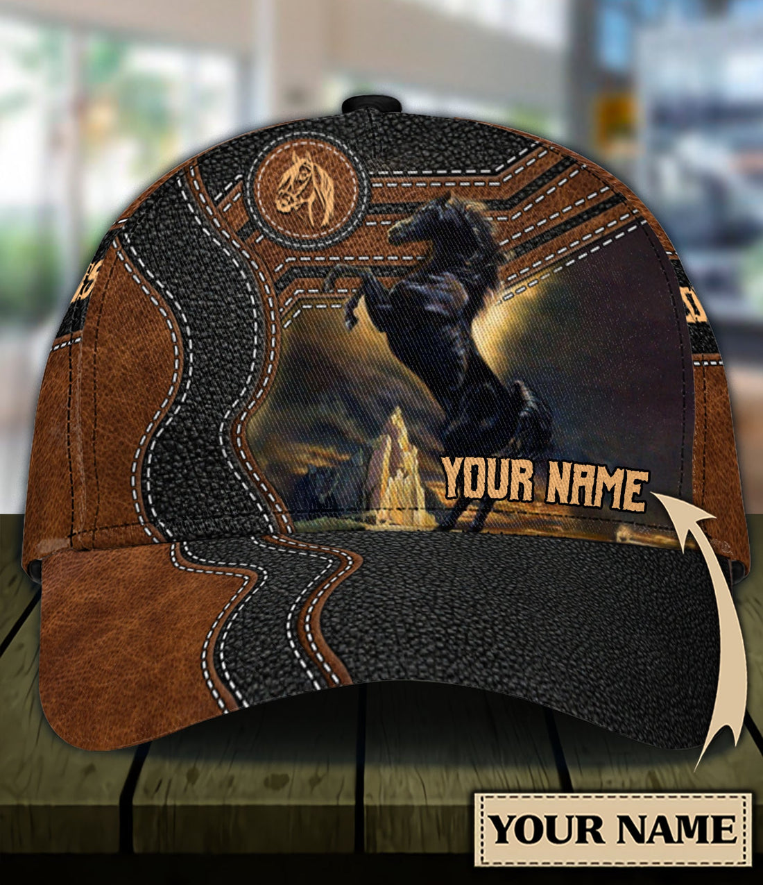 Personalized Horse Classic Cap, Personalized Gift for Horse Lovers - CP716PS06 - BMGifts