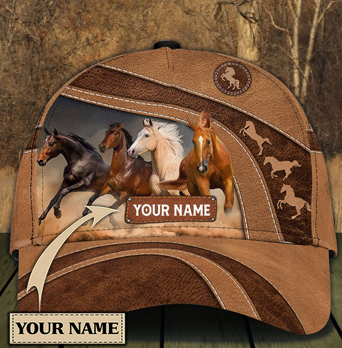 Personalized Horse Classic Cap, Personalized Gift for Horse Lovers - CP359PS06 - BMGifts