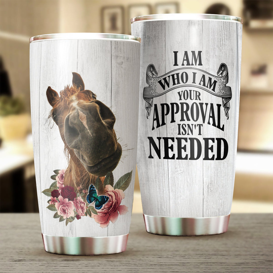 Horse Tumbler, Gift for Horse Lovers 20 OZ car mug cup